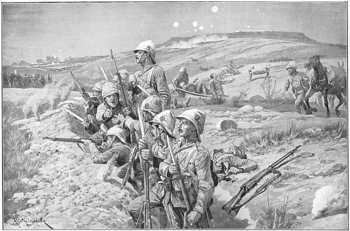 FIX BAYONETS! REPELLING AN ATTACK FROM THE TRENCHES AROUND LADYSMITH.